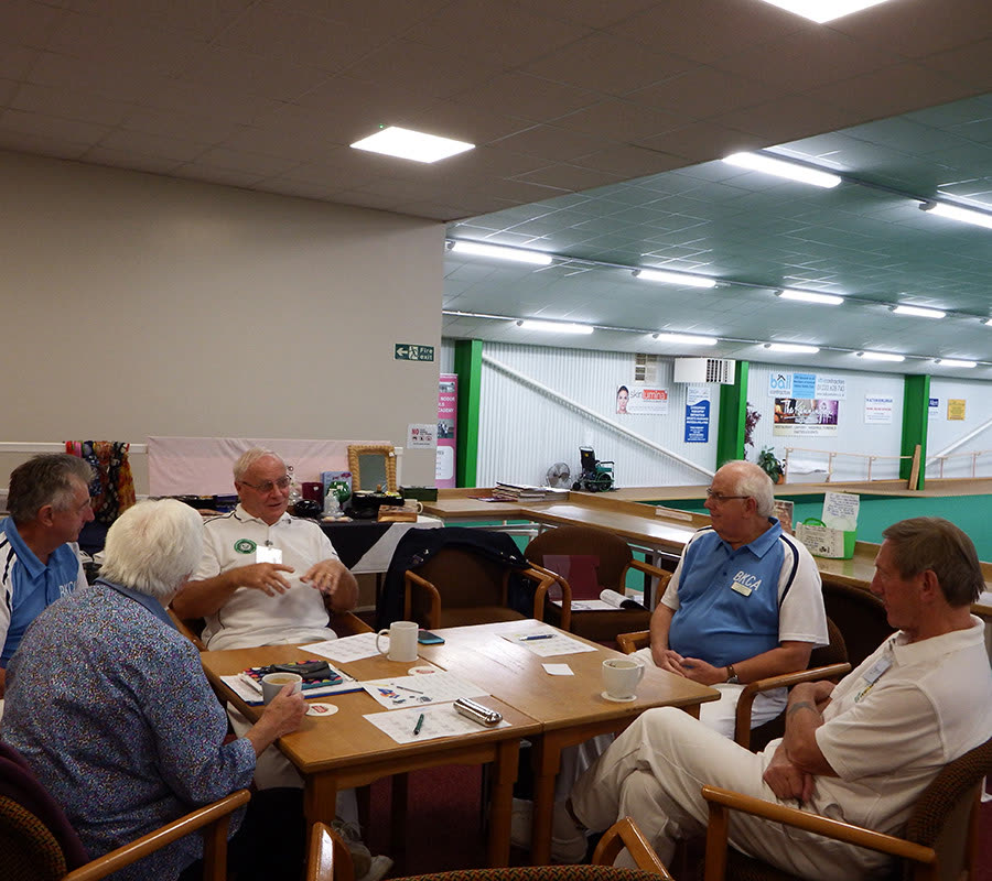 EBCS members at a county coaching meeting