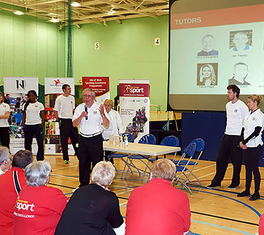 Coaches at an EBCS training seminar